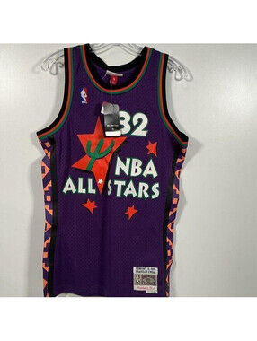 Shaquille O'Neal Mitchell & Ness Stitched NBA All-Star Jersey Men's Small NWT